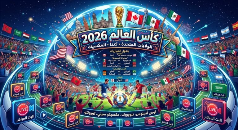 كيف تشاهد مباريات كأس العالم 2026 مجاناً: الدليل...